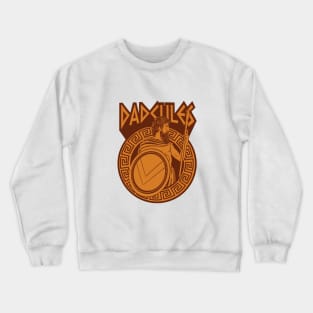 Dadicles - Dad Hero Greek Hero God Fathers Day Design Crewneck Sweatshirt